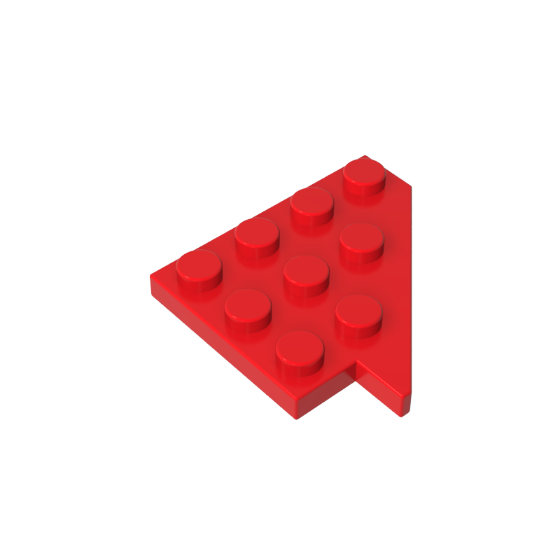 Gobricks,Wedge Plate 4 x 4 Wing Right,3935