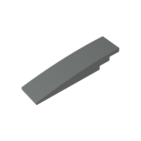 Gobricks,Slope Curved 8 x 2 No Studs,42918