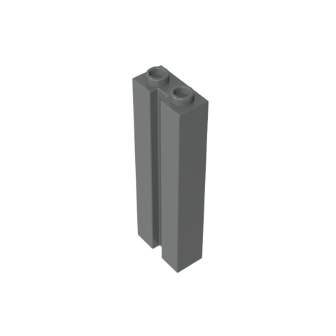 Gobricks,Brick Special 1 x 2 x 5 with Groove,88393