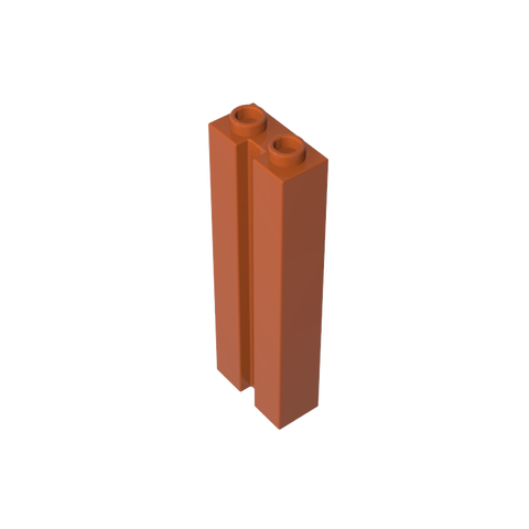 Gobricks,Brick Special 1 x 2 x 5 with Groove,88393