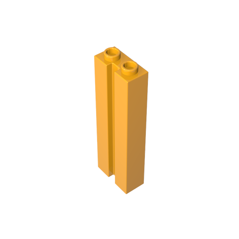 Gobricks,Brick Special 1 x 2 x 5 with Groove,88393