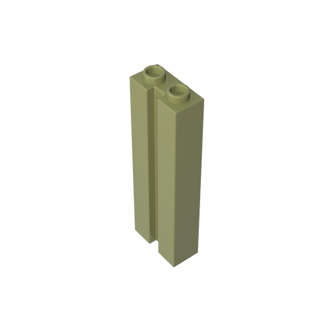 Gobricks,Brick Special 1 x 2 x 5 with Groove,88393