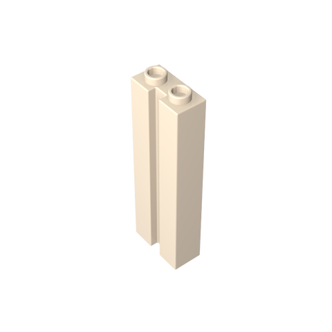 Gobricks,Brick Special 1 x 2 x 5 with Groove,88393