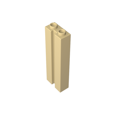 Gobricks,Brick Special 1 x 2 x 5 with Groove,88393