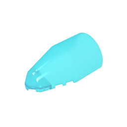 Gobricks,Windscreen 7 x 4 x 2 Round,30384
