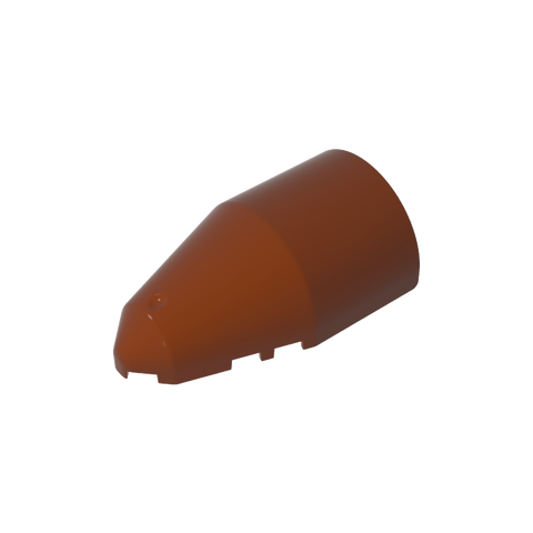 Gobricks,Windscreen 7 x 4 x 2 Round,30384
