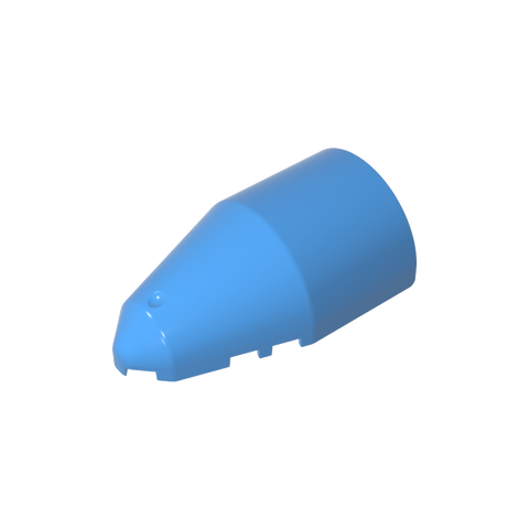 Gobricks,Windscreen 7 x 4 x 2 Round,30384