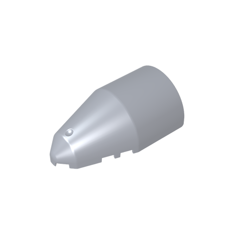 Gobricks,Windscreen 7 x 4 x 2 Round,30384