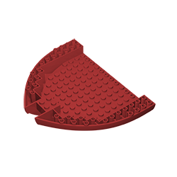 Gobricks,Boat Hull Section, Brick 16 x 13 x 2,64651