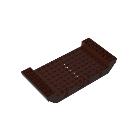 Gobricks,Boat Hull Section, Large Middle 8 x 16 x 2 1/3 with 5 Holes,95227
