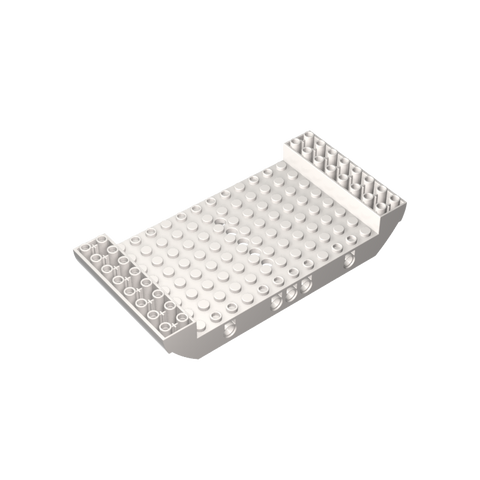 Gobricks,Boat Hull Section, Large Middle 8 x 16 x 2 1/3 with 5 Holes,95227