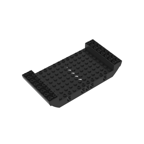 Gobricks,Boat Hull Section, Large Middle 8 x 16 x 2 1/3 with 5 Holes,95227