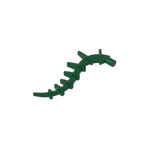 Gobricks,Plant/ Creature Body Part, Vine/ Tail/ Tentacle/ Bionicle Spine, Spiky,55236