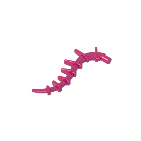 Gobricks,Plant/ Creature Body Part, Vine/ Tail/ Tentacle/ Bionicle Spine, Spiky,55236