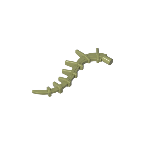 Gobricks,Plant/ Creature Body Part, Vine/ Tail/ Tentacle/ Bionicle Spine, Spiky,55236