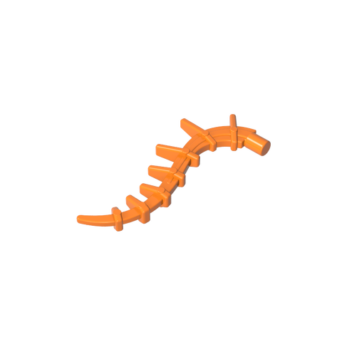 Gobricks,Plant/ Creature Body Part, Vine/ Tail/ Tentacle/ Bionicle Spine, Spiky,55236