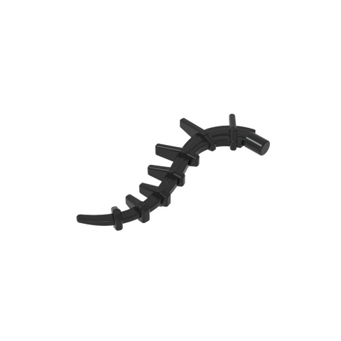 Gobricks,Plant/ Creature Body Part, Vine/ Tail/ Tentacle/ Bionicle Spine, Spiky,55236