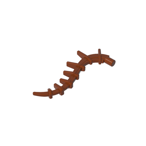 Gobricks,Plant/ Creature Body Part, Vine/ Tail/ Tentacle/ Bionicle Spine, Spiky,55236