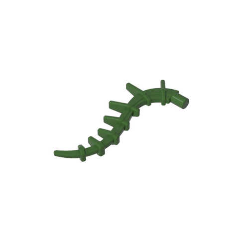 Gobricks,Plant/ Creature Body Part, Vine/ Tail/ Tentacle/ Bionicle Spine, Spiky,55236