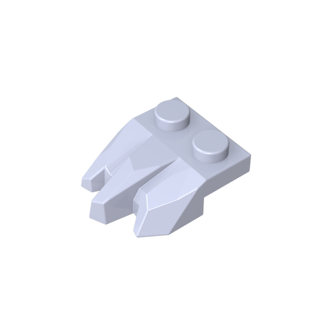Gobricks,Plate Special 2 x 3 with Rocks,27261