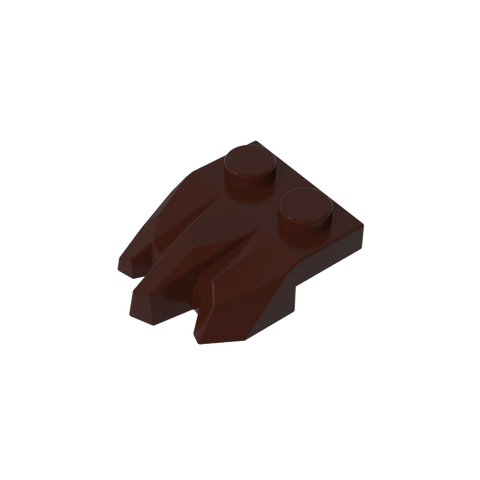 Gobricks,Plate Special 2 x 3 with Rocks,27261