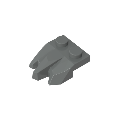 Gobricks,Plate Special 2 x 3 with Rocks,27261