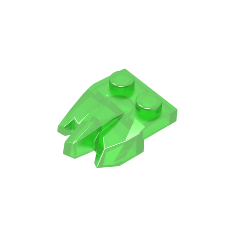 Gobricks,Plate Special 2 x 3 with Rocks,27261