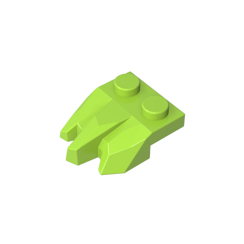 Gobricks,Plate Special 2 x 3 with Rocks,27261