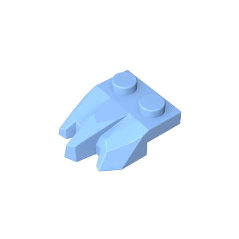 Gobricks,Plate Special 2 x 3 with Rocks,27261