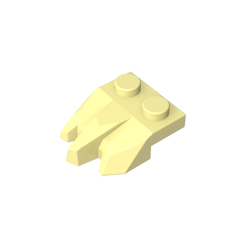 Gobricks,Plate Special 2 x 3 with Rocks,27261