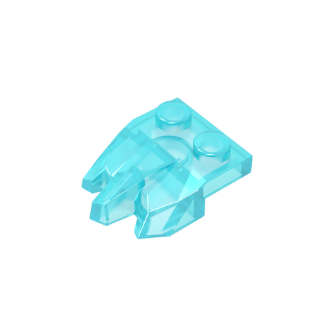 Gobricks,Plate Special 2 x 3 with Rocks,27261