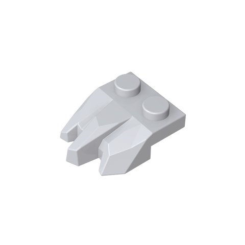 Gobricks,Plate Special 2 x 3 with Rocks,27261