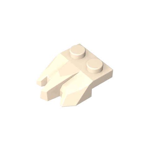 Gobricks,Plate Special 2 x 3 with Rocks,27261