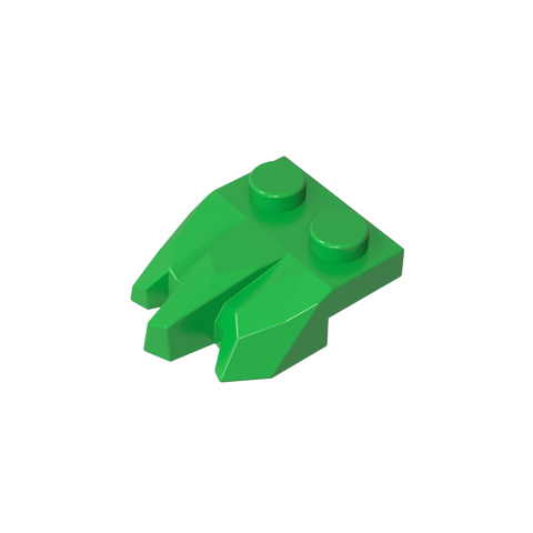 Gobricks,Plate Special 2 x 3 with Rocks,27261