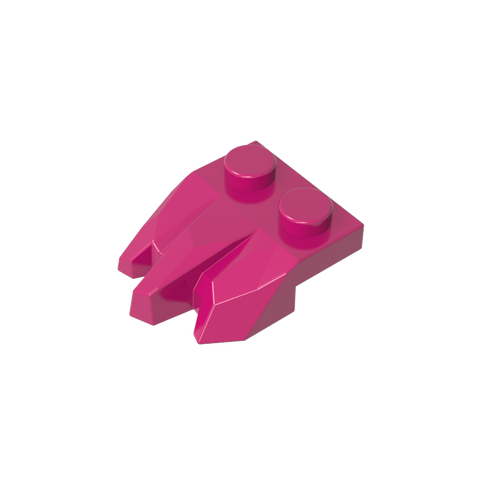 Gobricks,Plate Special 2 x 3 with Rocks,27261