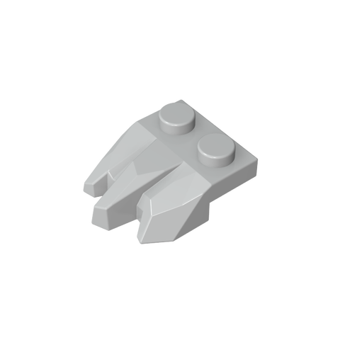 Gobricks,Plate Special 2 x 3 with Rocks,27261