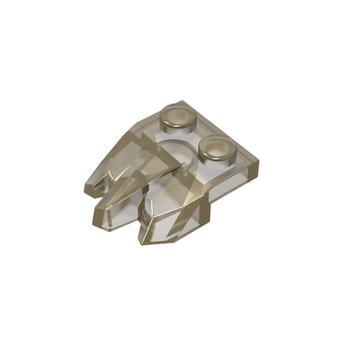 Gobricks,Plate Special 2 x 3 with Rocks,27261