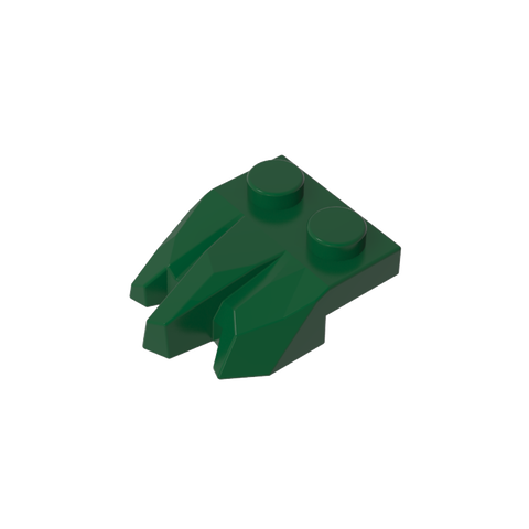 Gobricks,Plate Special 2 x 3 with Rocks,27261