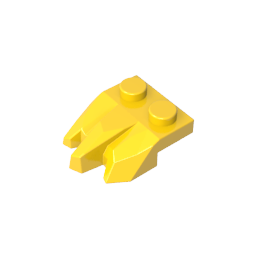 Gobricks,Plate Special 2 x 3 with Rocks,27261