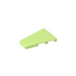 Gobricks,2x3 Wedge Glossy Panel Left,gdsm541-1,gdsm541-2,gdsm541,gds90547