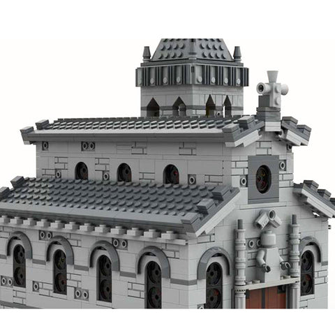 (Gobricks version)MOC-33985 Medieval Church - modular