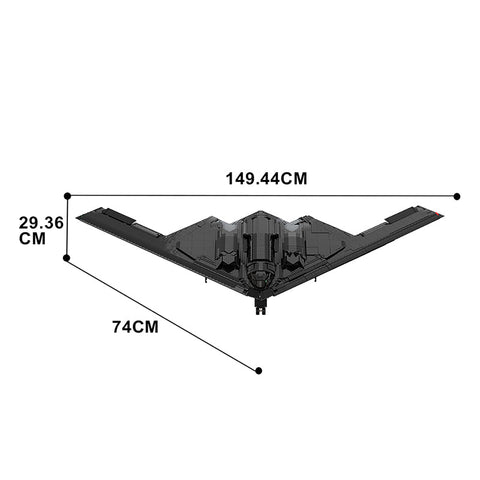 (Gobricks version) 6808 pcs b-21 stealth bomber