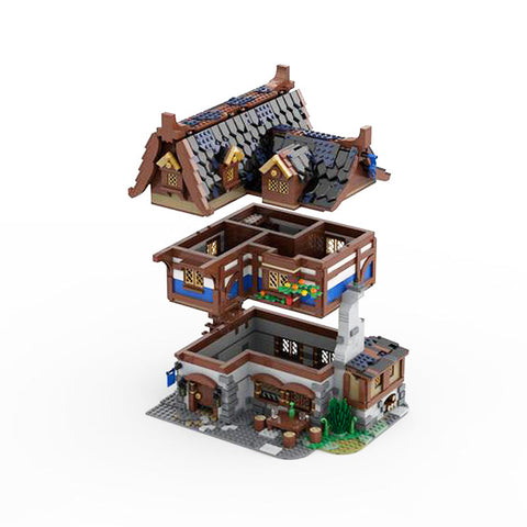 (Gobricks version)MOC-70187 MEDIEVAL TAVERN & INN