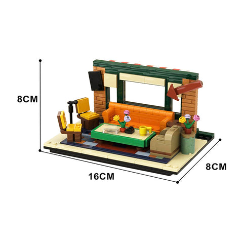 (Gobricks version) 330pcs MOC-138270 FRIENDS - Smaller display