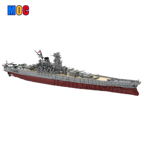 (Gobricks version) 8717pcs  MOC-37260 IJN Yamato 1:200