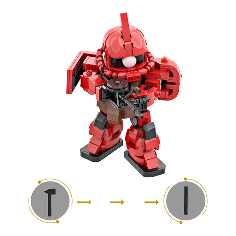 (Gobricks version) 686pcs MOC-52507 ZAKU II