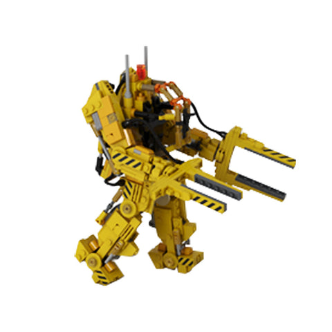 (Gobricks version) 577pcs MOC-129373 Micro Aliens Series PART V: Mini size P-5000 powered work loader