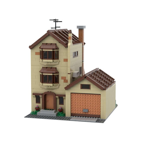 (Gobricks version) 2036PCS MOC-100451 Modular Simpsons House