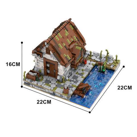 (Gobricks version)MOC-136699 Fisherman's House