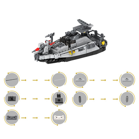 (Gobricks version) 442pcs MOC-134978 AVATAR 2 RDA Matador